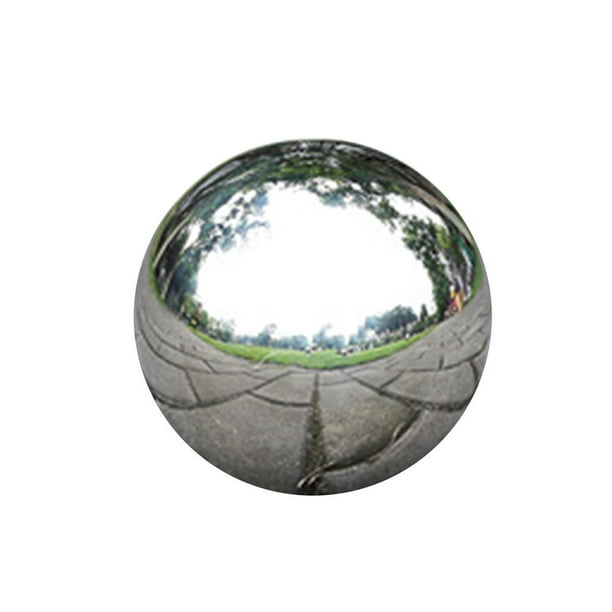 4x 120mm Stainless Steel Mirror Sphere Hollow Ball Home Garden Decoration NEW